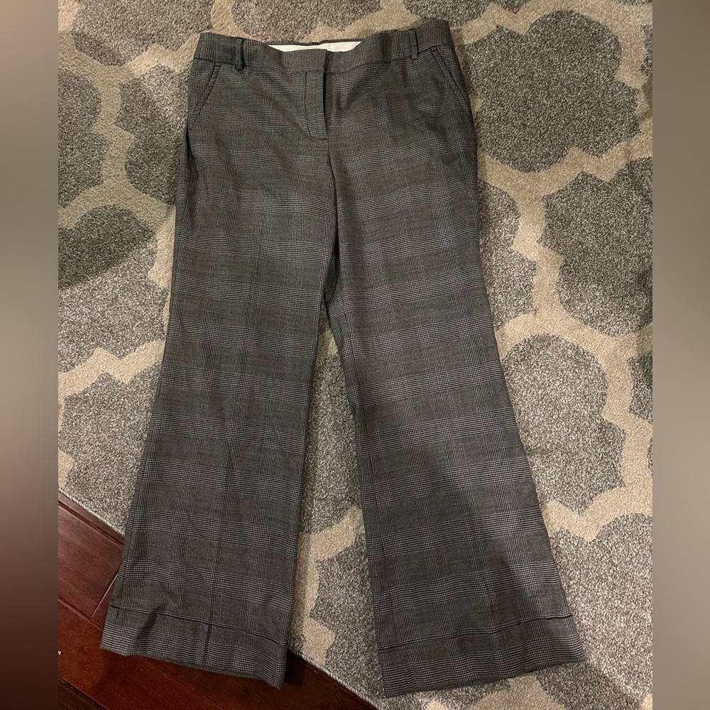 Jcrew Favorite fit cuffed wool blend trousers